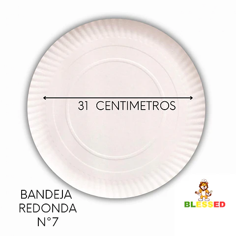 BANDEJA REDONDA CARTON N 7