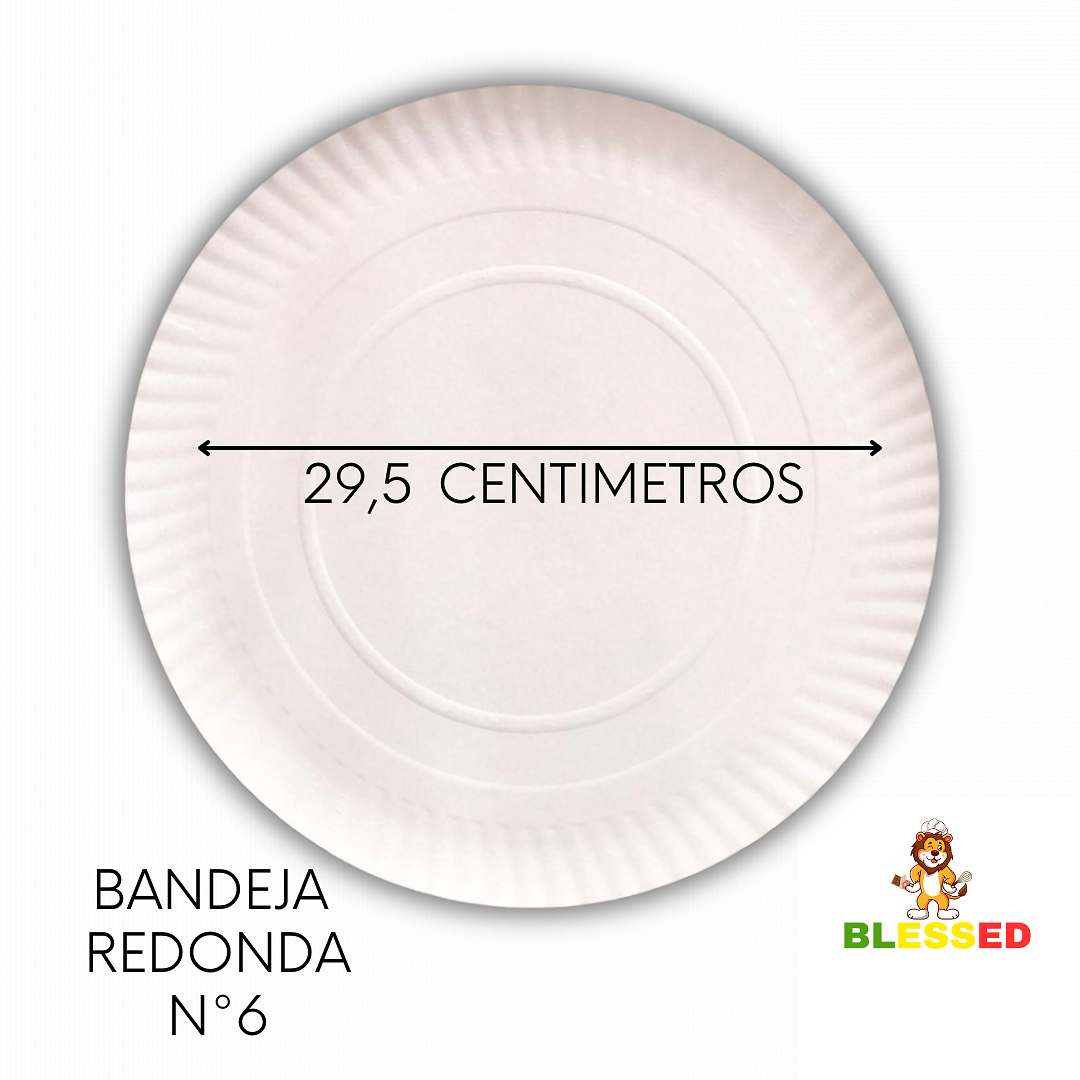 BANDEJA REDONDA CARTON N 6