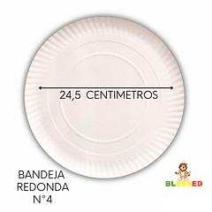 BANDEJA REDONDA CARTON N 4