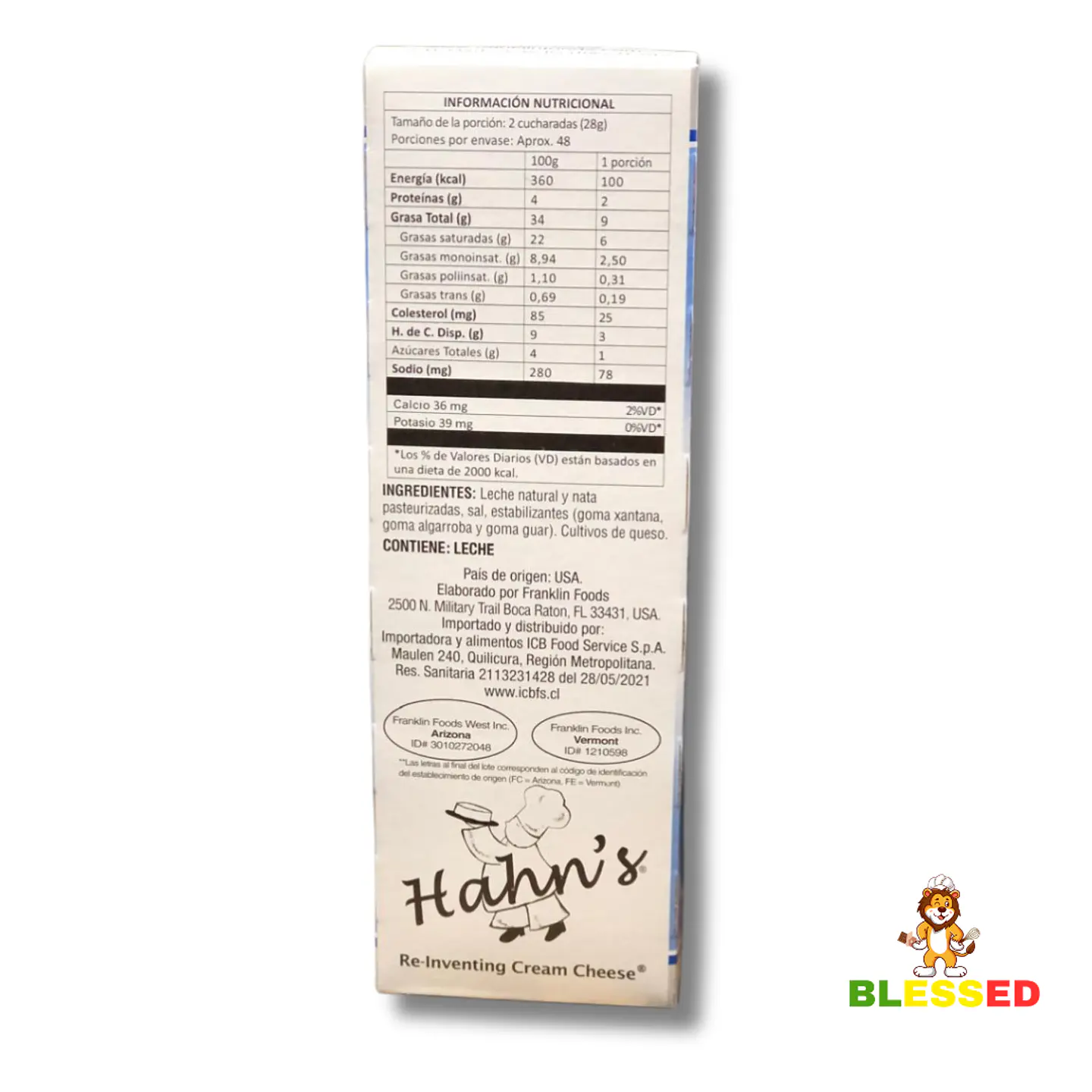 QUESO CREMA HAHN´S 1,36 KG. 3