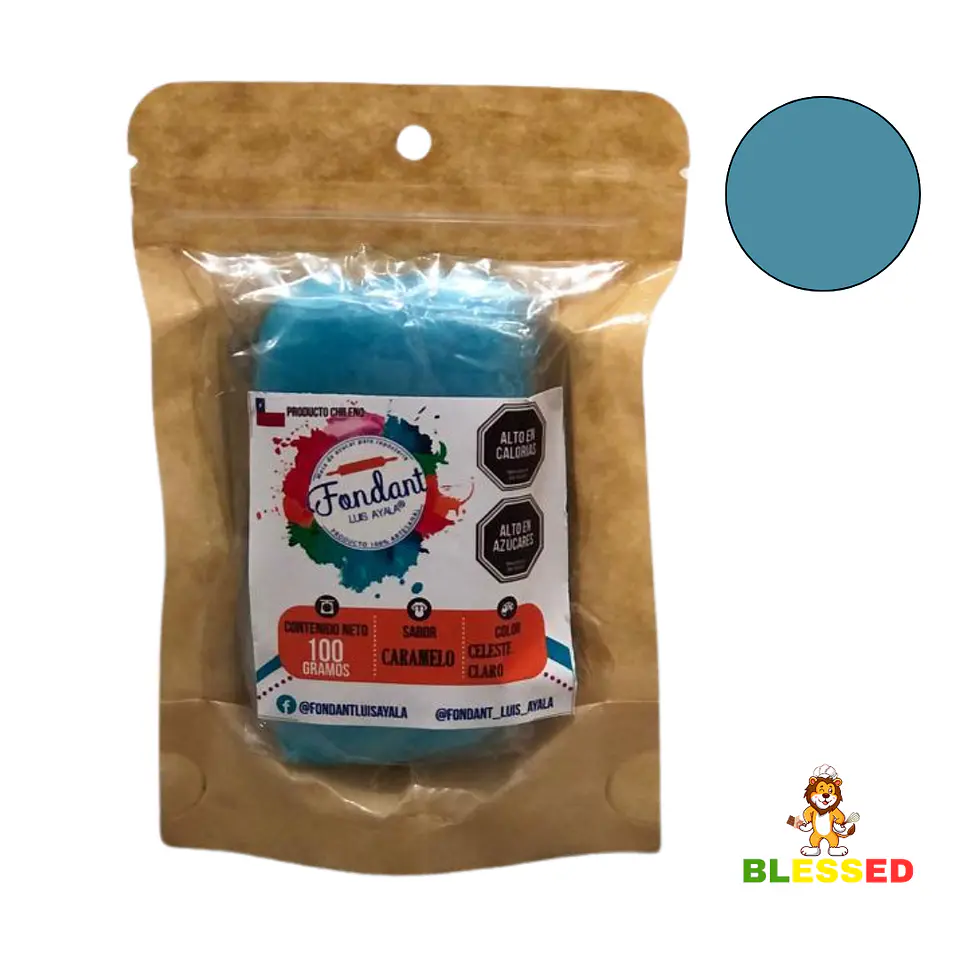 FONDANT CELESTE CLARO 100 G. 1