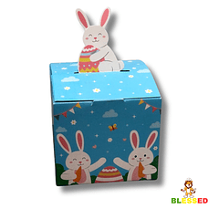 CAJITA PASCUA CELESTE CONEJITO