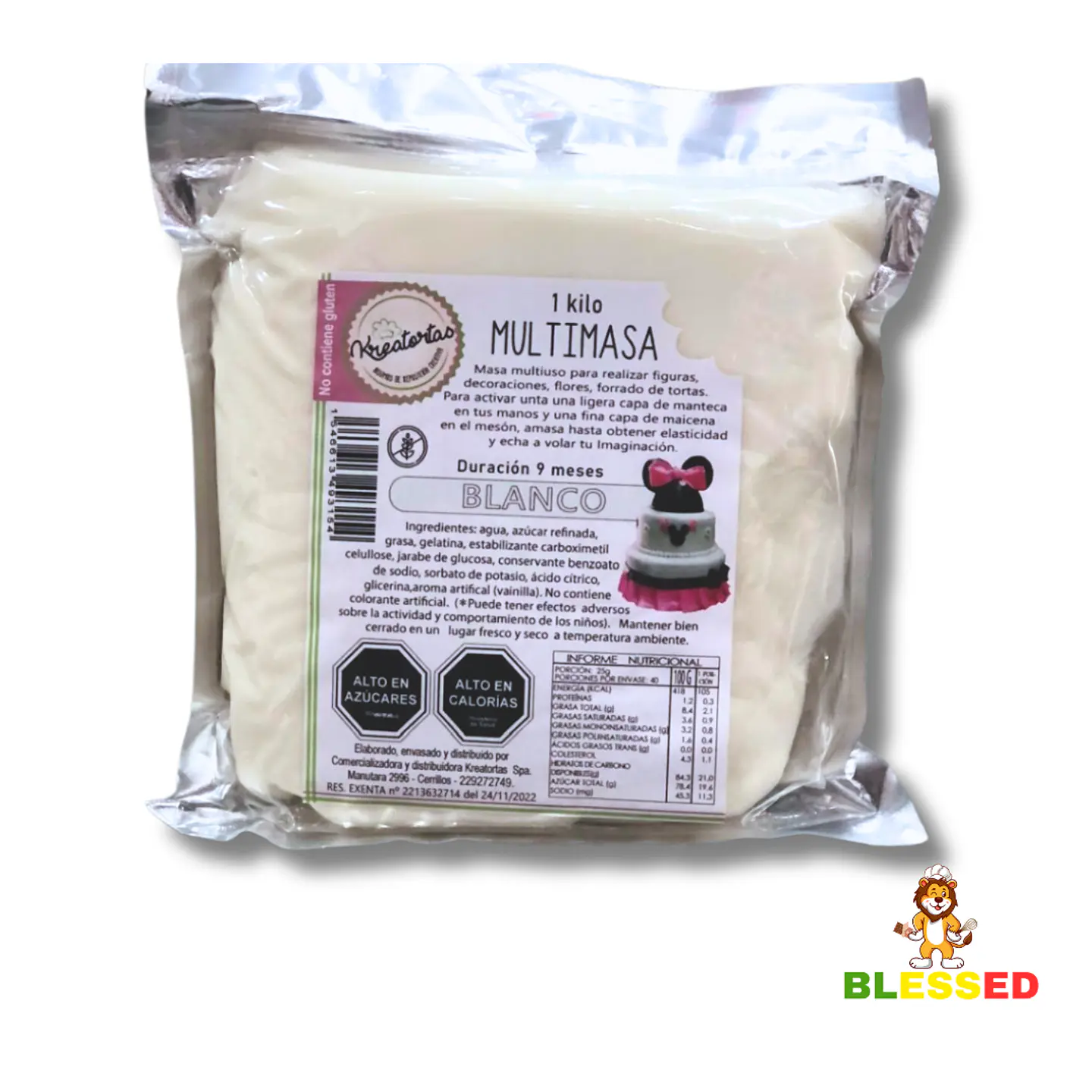 MULTIMASA BLANCO 1 KG KREATORTA 1