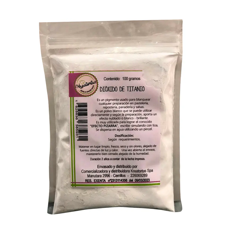 DIOXIDO DE TITANIO 100 G. 1