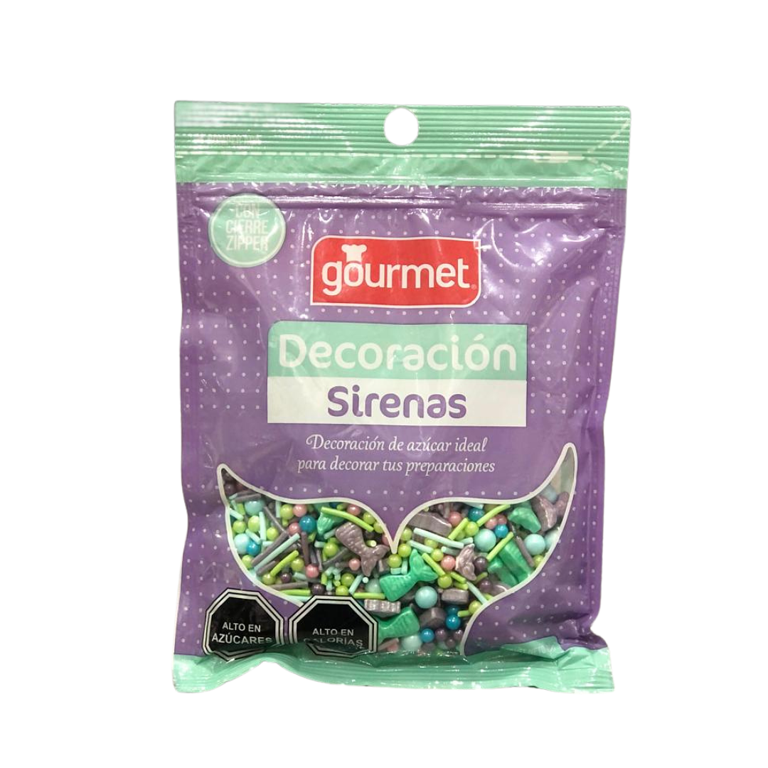 DECORACION SIRENAS 80G. GOURMET