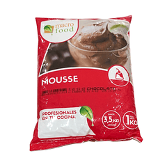 MOUSSE SABOR CHOCOLATE MACRO FOOD 1 KG.