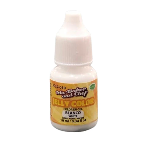 COLORANTE GEL 10ML JELLY COLOR BLANCO