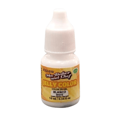 COLORANTE GEL 10ML JELLY COLOR BLANCO