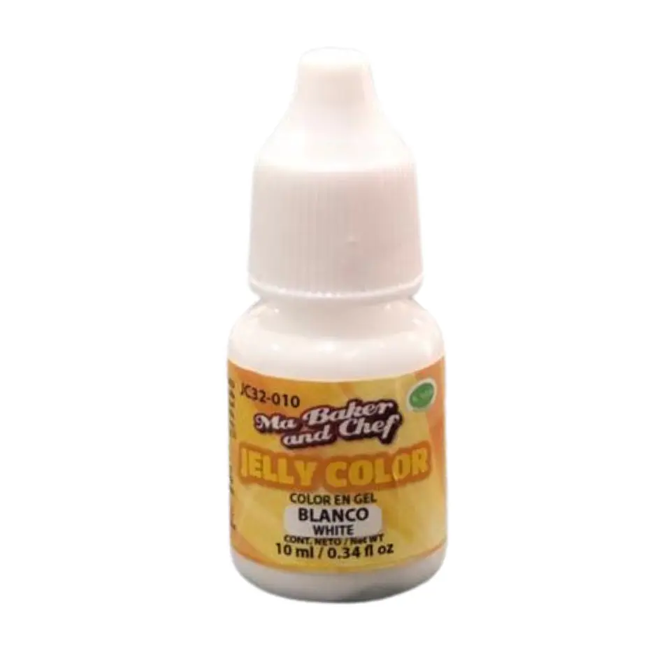 COLORANTE GEL 10ML JELLY COLOR BLANCO 1