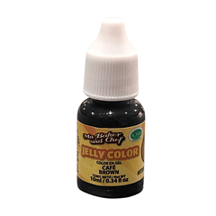 COLORANTE GEL 10ML JELLY COLOR CAFE BROWN 