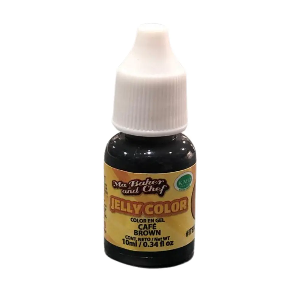 COLORANTE GEL 10ML JELLY COLOR CAFE BROWN 1