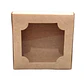 CAJA 4 ALFAJORES CUADRADA CAFE - Miniatura 1