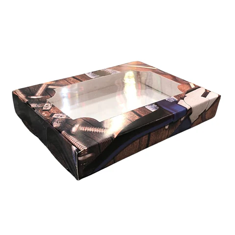 CAJA DIA DEL PAPÁ 6 ALFAJORES HERRAMIENTA
