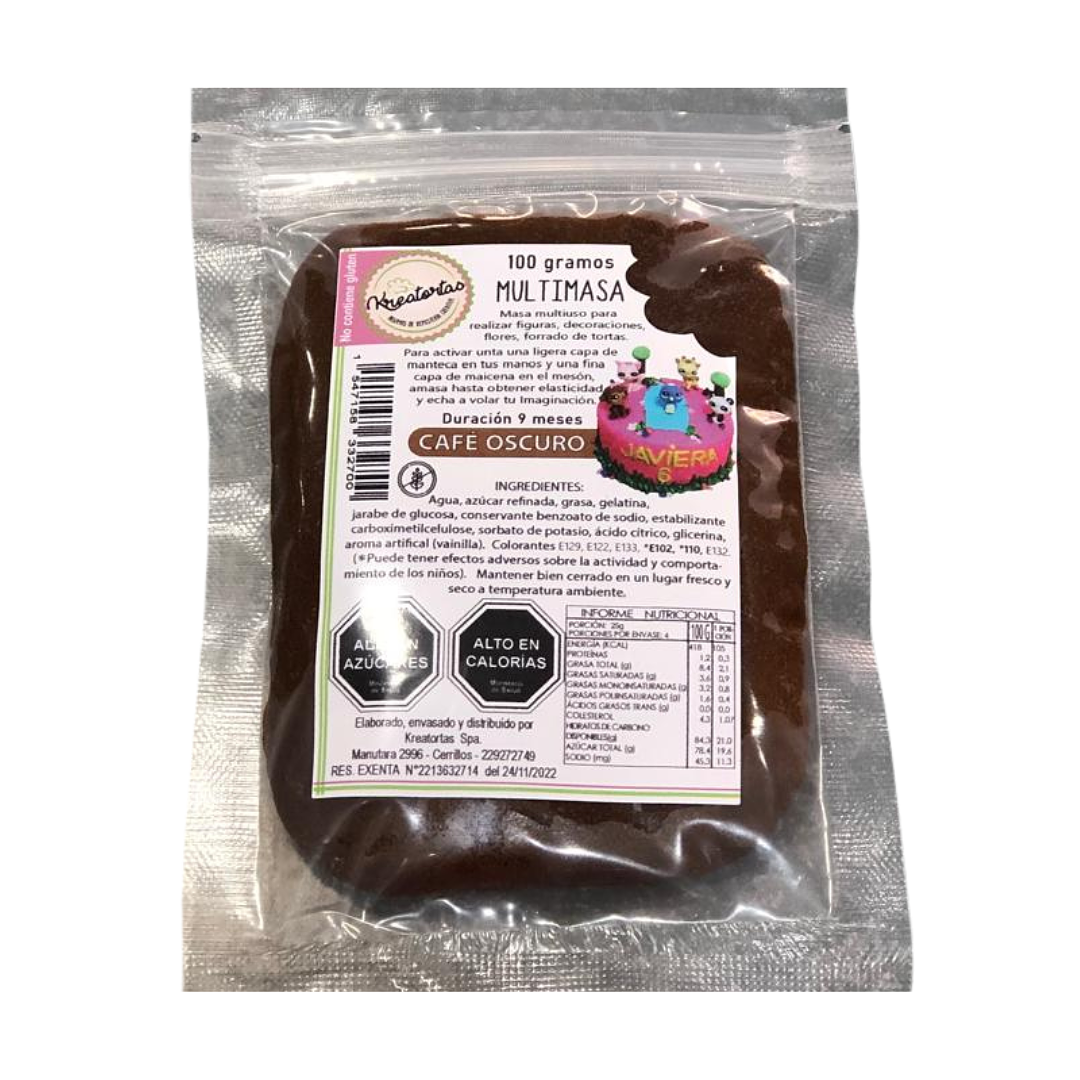 MULTIMASA CAFE OSCURO 100 G. 