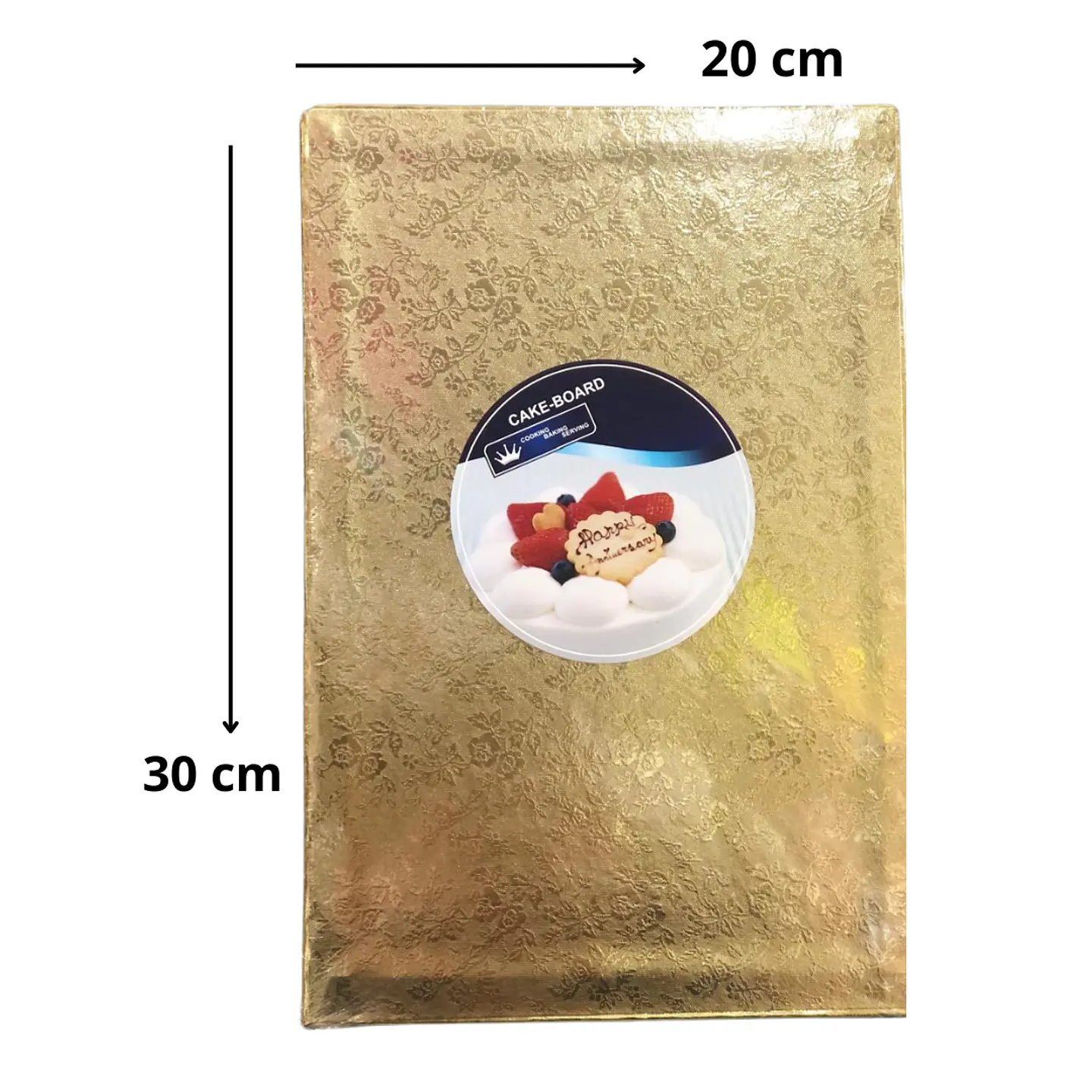 BASE TORTA RECTANGULAR 20X30 12MM 3