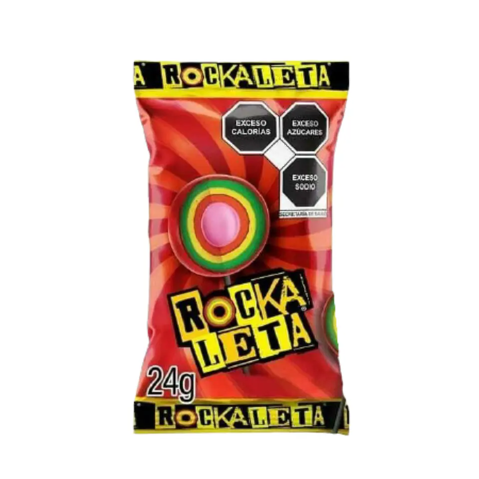 PALETA ENCHILADA ROCKALETA CON GOMA DE MASCAR MEXICANO 1