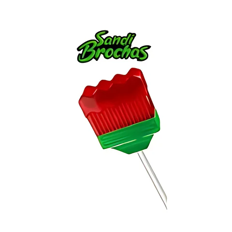 SANDI BROCHAS RELLENAS PALETAS DE CARAMELO CON CHILE