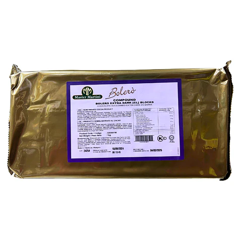 BOLERO EXTRA DARK BARRA 1 KG MASTER MARTINI