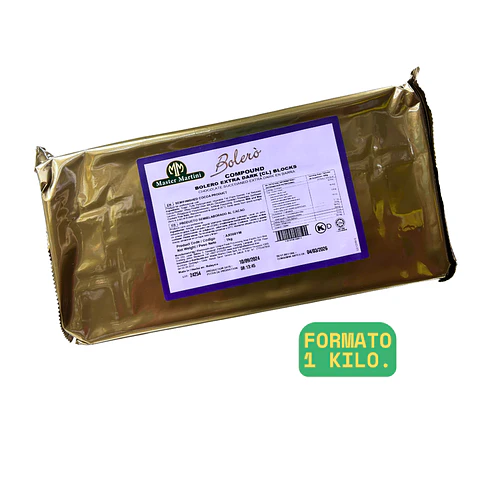 BOLERO EXTRA DARK BARRA 1 KG MASTER MARTINI