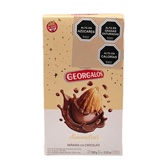 ALMENDRAS BAÑADAS CON CHOCOLATE 100GR GEOGALOS