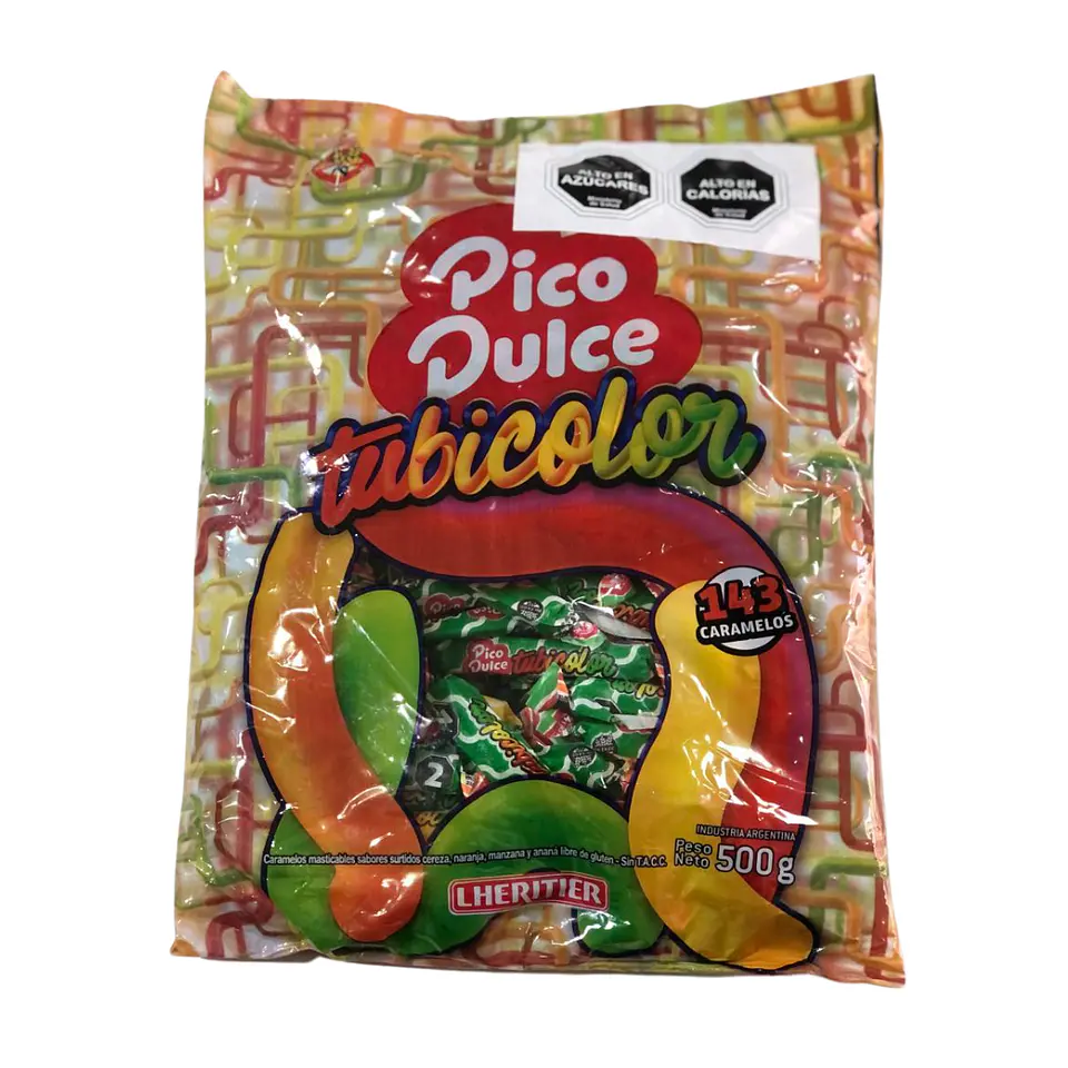 TUBICOLOR 500GR PICO DULCE 1