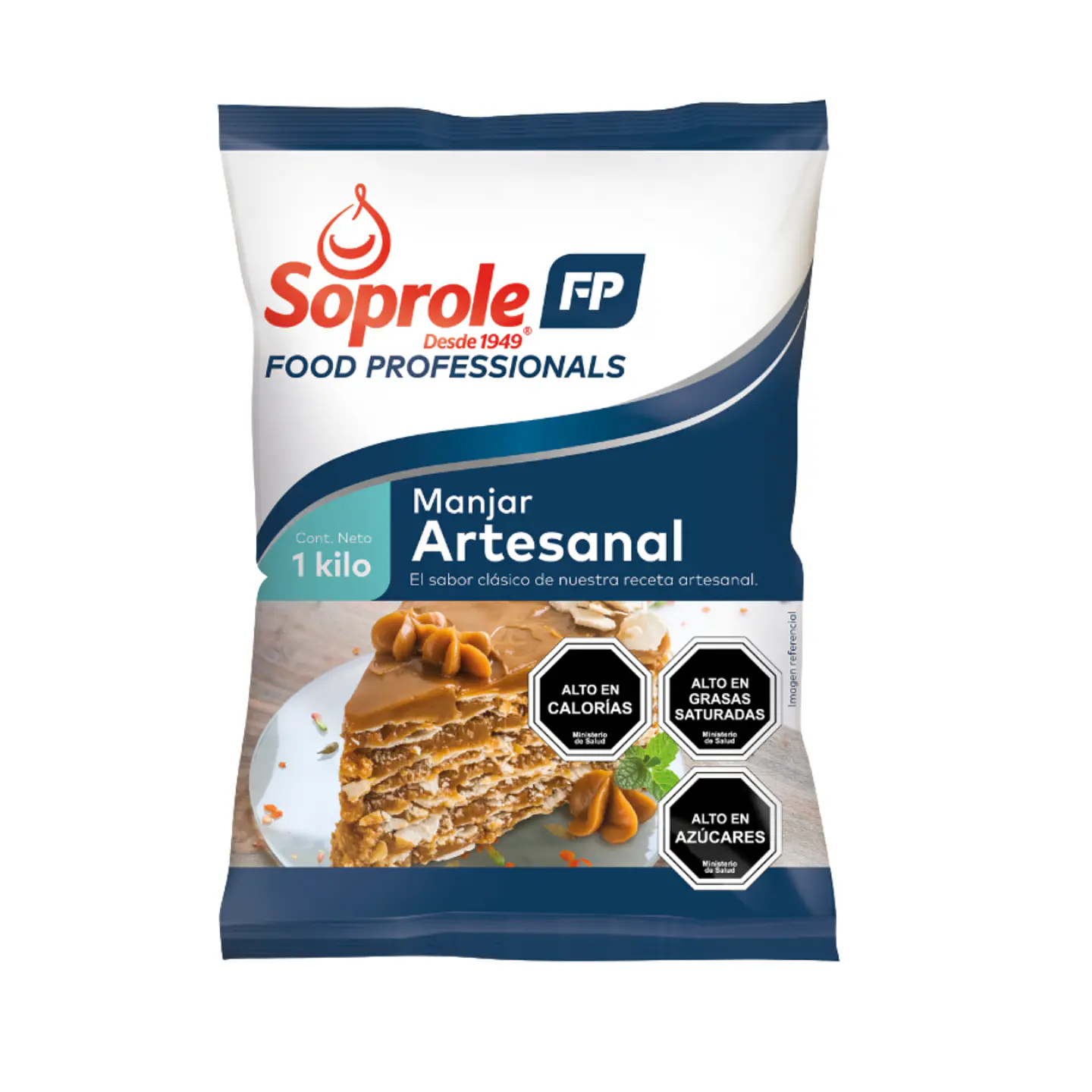 MANJAR ARTESANAL 1KG SOPROLE FOOD PROFESSIONALS 1