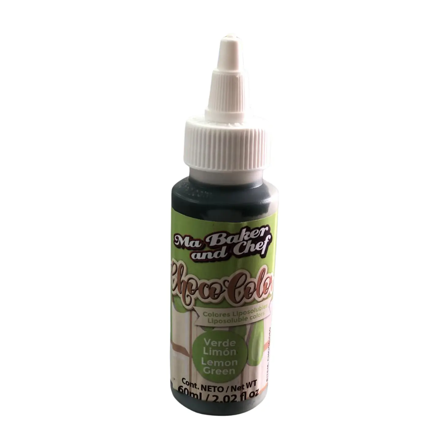 CHOCOCOLOR VERDE LIMÓN 60ML MA BAKER AND CHEF 1