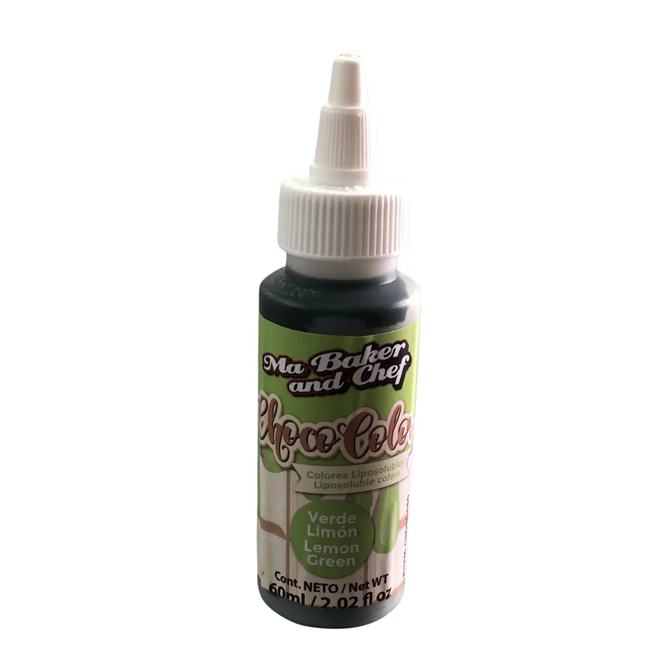 CHOCOCOLOR VERDE LIMÓN 60ML MA BAKER AND CHEF 1