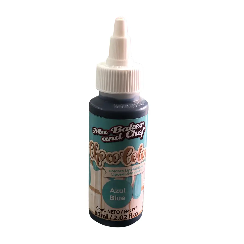 CHOCOCOLOR AZUL 60ML MA BAKER AND CHEF  1