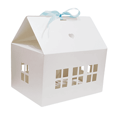 CAJA CASITA BLANCA 20X15X12