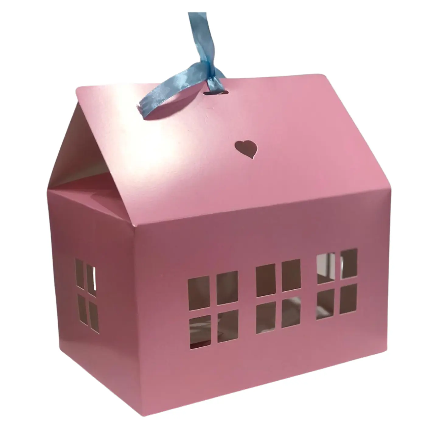 CAJA CASITA ROSADO 20X15X12 1