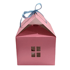 CAJA CASITA ROSADO 20X15X12 2