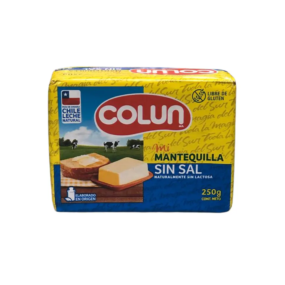 MANTEQUILLA SIN SAL COLUN 250GR 1
