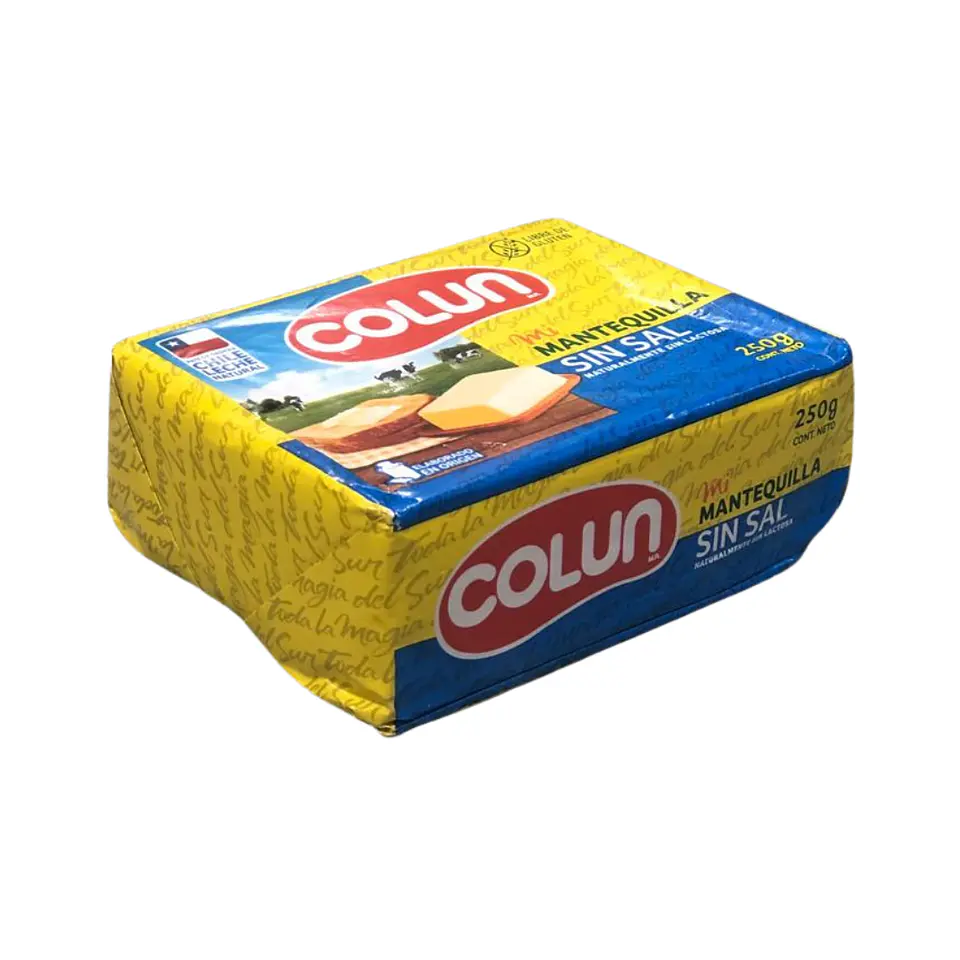 MANTEQUILLA SIN SAL COLUN 250GR 3