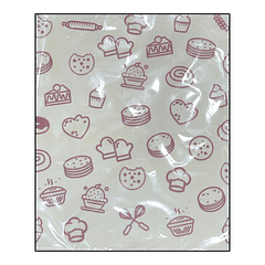 PAPEL ANTIGRASA 100 UN. DISEÑO REPOSTERIA BLANCO