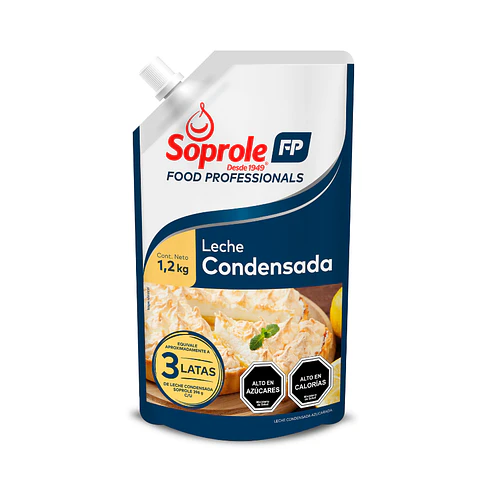 LECHE CONDENSADA 1.2KG SOPROLE FOOD PROFESSIONAL