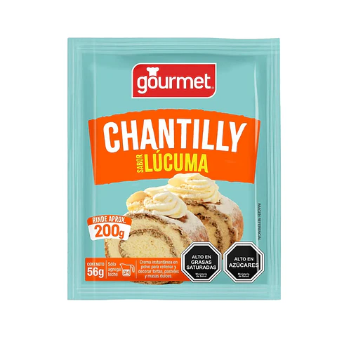 CREMA CHANTILLY SABOR LUCUMA 56GR GOURMET