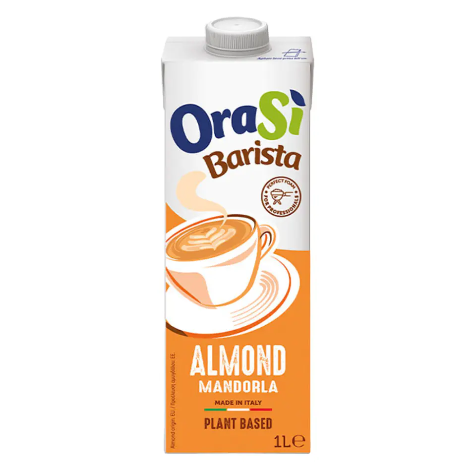 LECHE DE ALMENDRA 1LT ORASI BARISTA 1