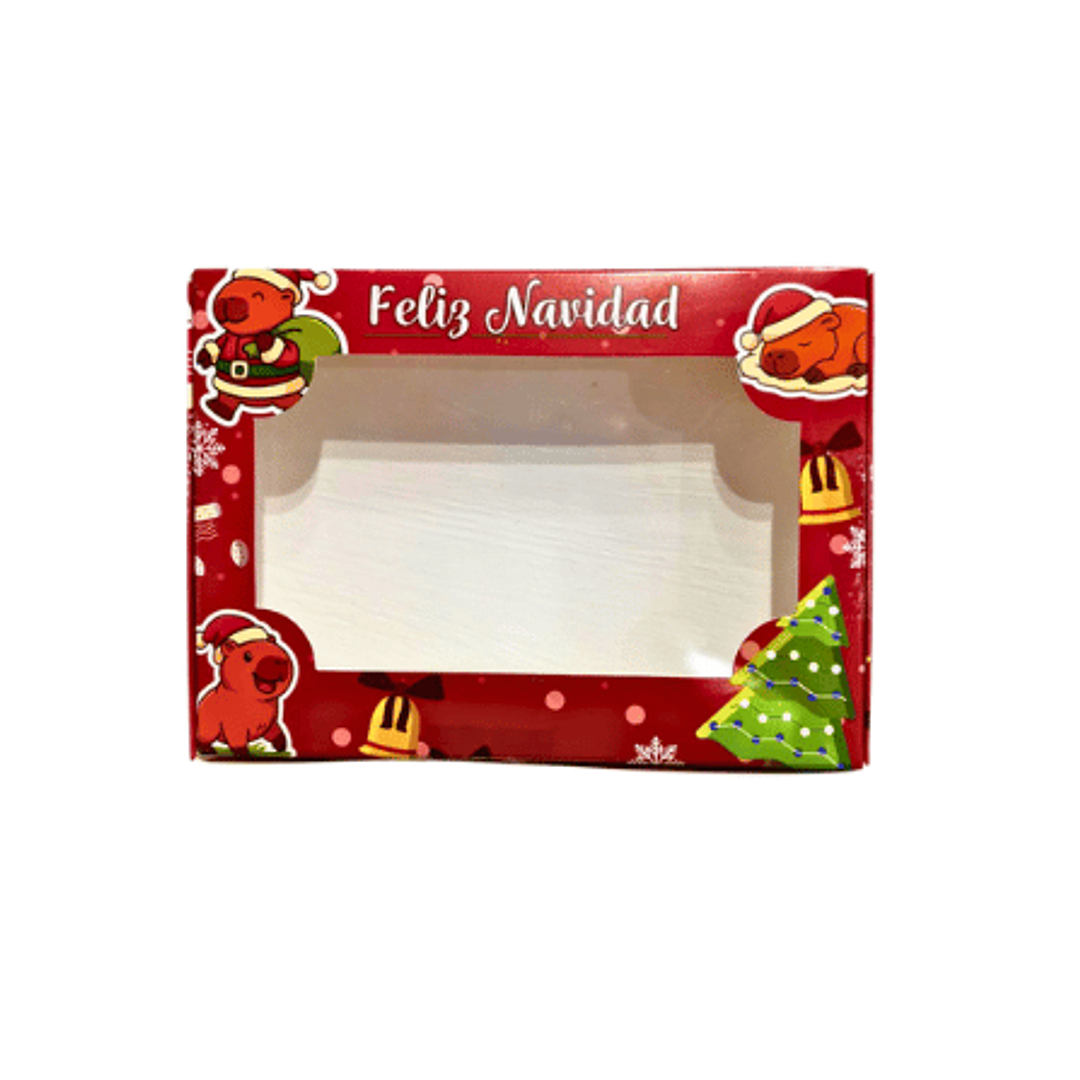 CAJA NAVIDEÑA 6 ALFAJORES DISEÑO CAPIBARA 1