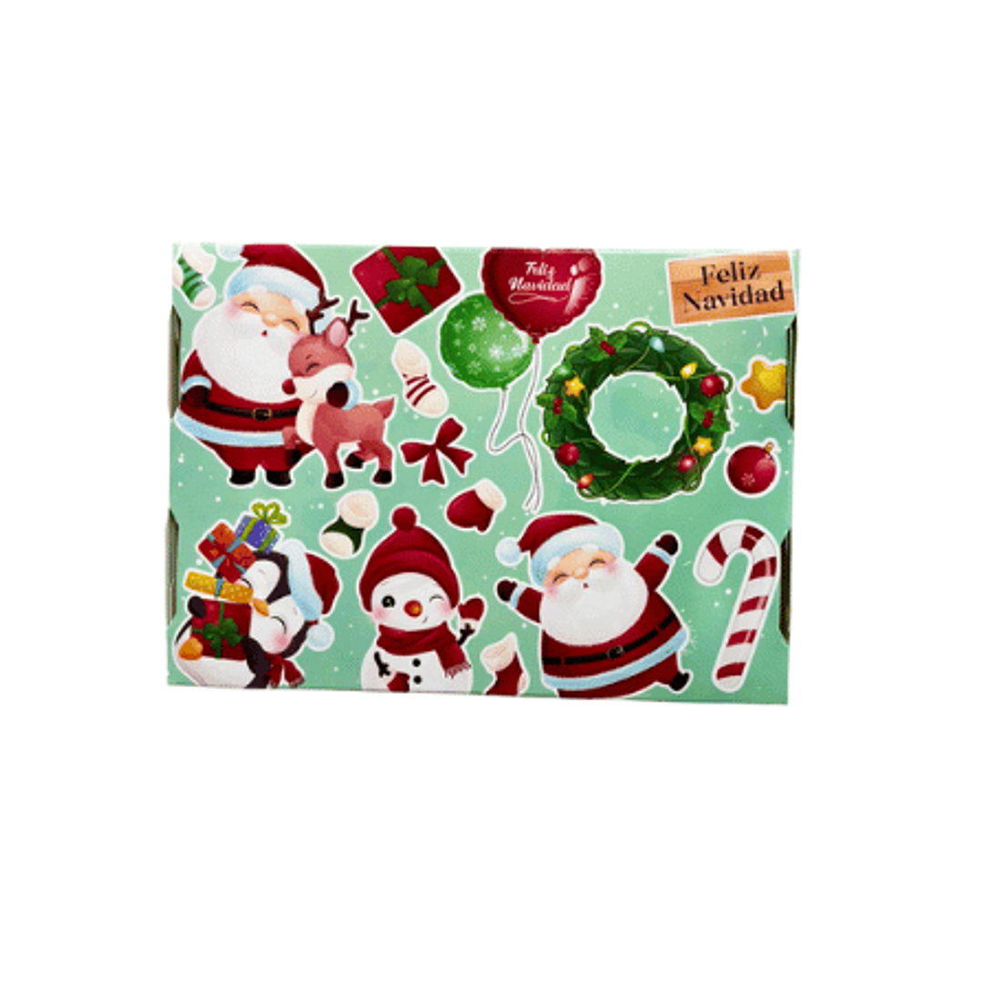 CAJA NAVIDEÑA 6 ALFAJORES DISEÑO PASCUERO 2
