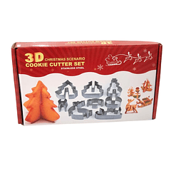 CORTADOR GALLETA NAVIDAD 3D