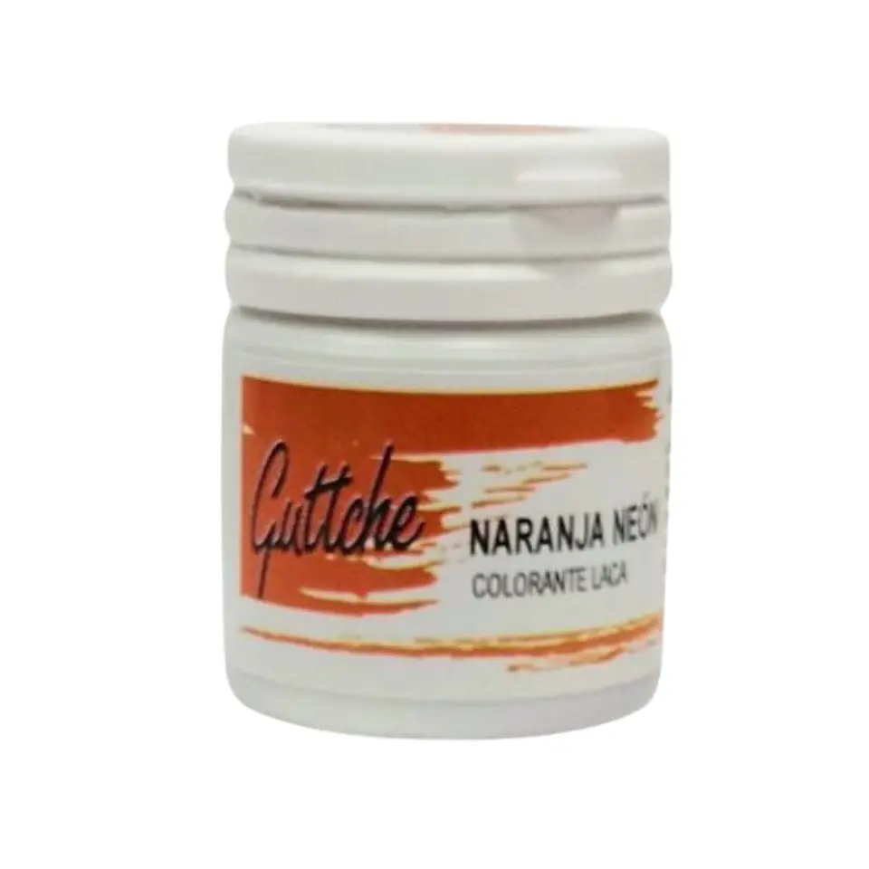 COLORANTE LACA NARANJA NEON 15GR 1
