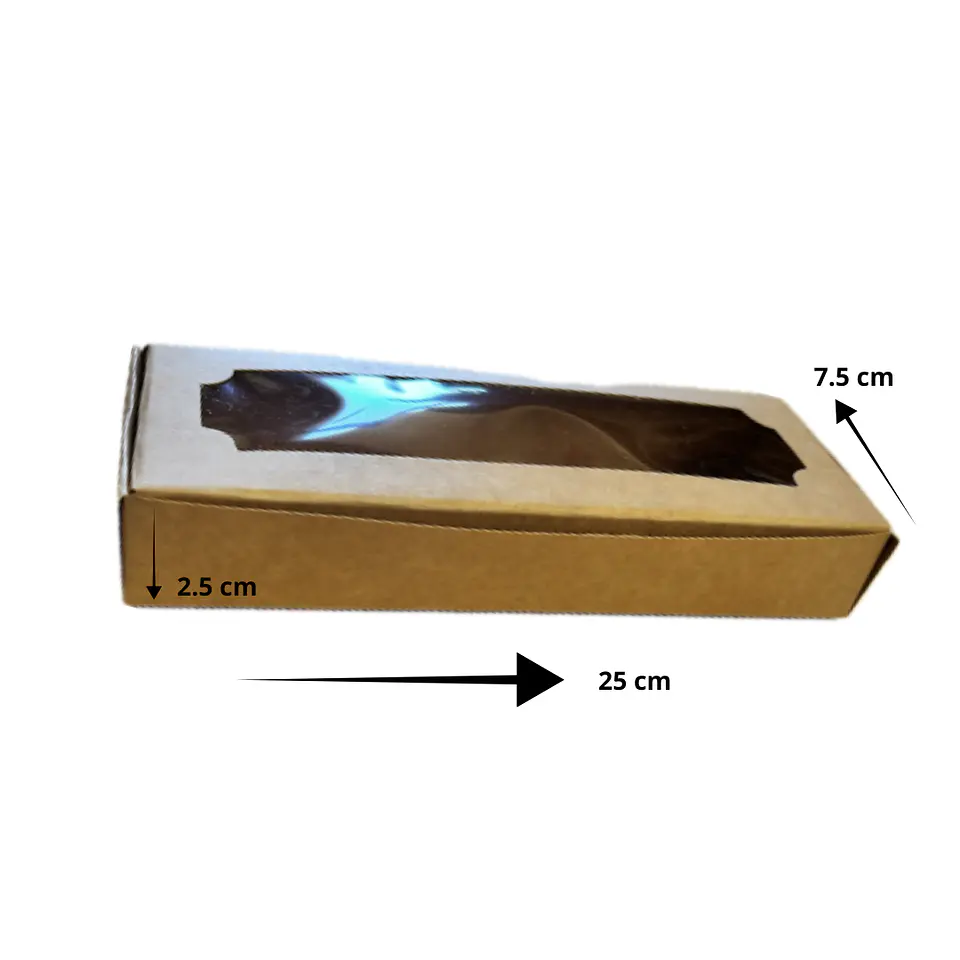 CAJA 4 ALFAJORES RECTANGULAR CARTON CAFE  2