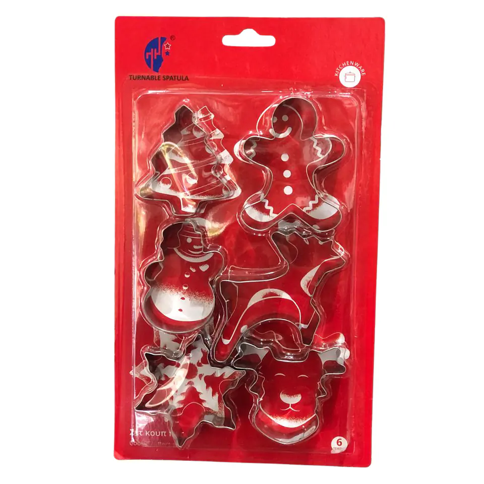 CORTADOR DE GALLETA VICKO 6PCS 1