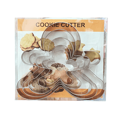 CORTADOR GALLETA JENGIBRE GRANDE 5PCS 