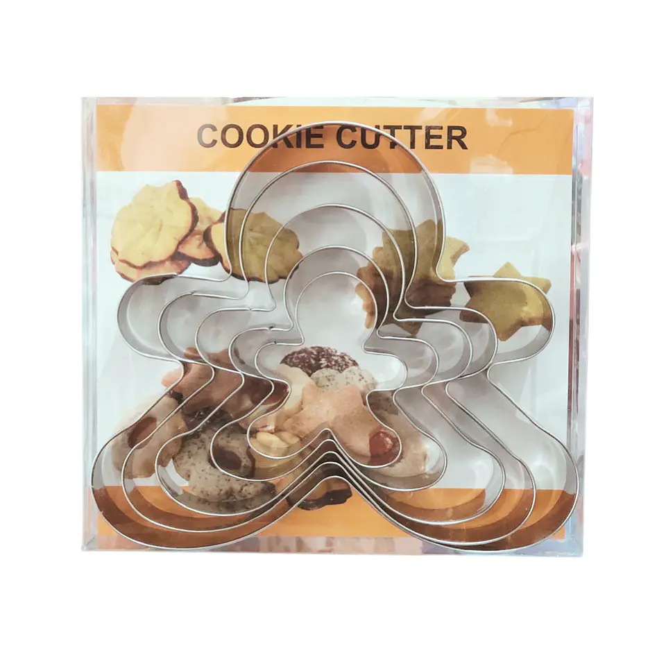 CORTADOR GALLETA JENGIBRE GRANDE 5PCS 1