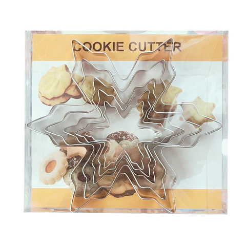 CORTADOR DE GALLETAS COPO DE NIEVE 5PCS