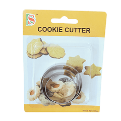 CORTADOR DE GALLETAS CIRCULO 3PCS 