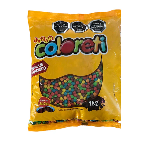 CROCANTE DE CHOCOLATE GRANULETI 1KG COLORETI