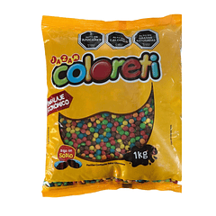 CROCANTE DE CHOCOLATE GRANULETI 1KG COLORETI 